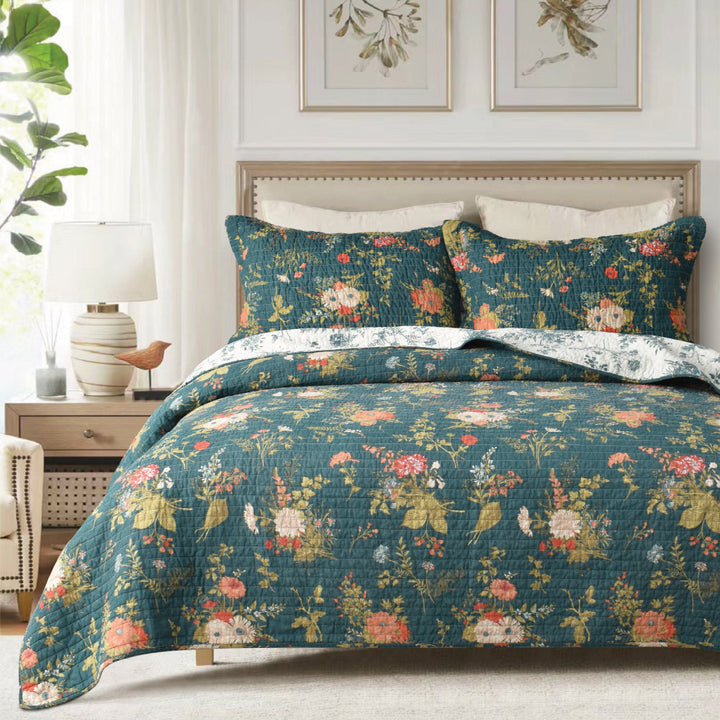 Winter Garden Coverlet Set | Queen Bed