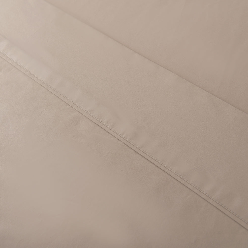 Casey Cotton Flat Sheet 400TC Linen | Double Bed