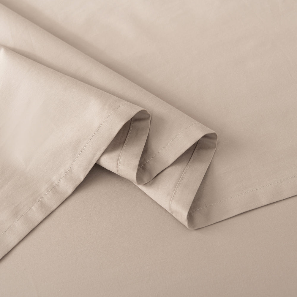 Casey Cotton Flat Sheet 400TC Linen | King Bed