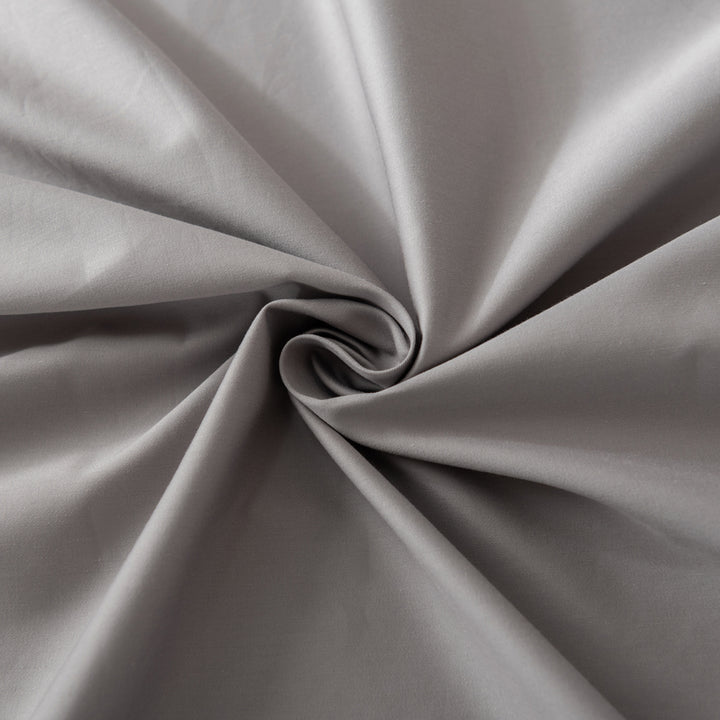 Casey Cotton Fitted Sheet 400TC Pewter | Long Single Bed 60cm