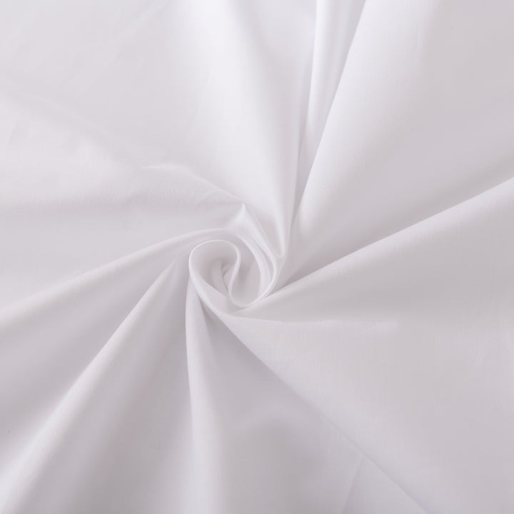 Casey Cotton Fitted Sheet 400TC White | Half Queen Bed 40cm