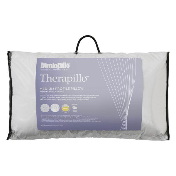 Therapillo Memory Fibre Medium Profile Pillow