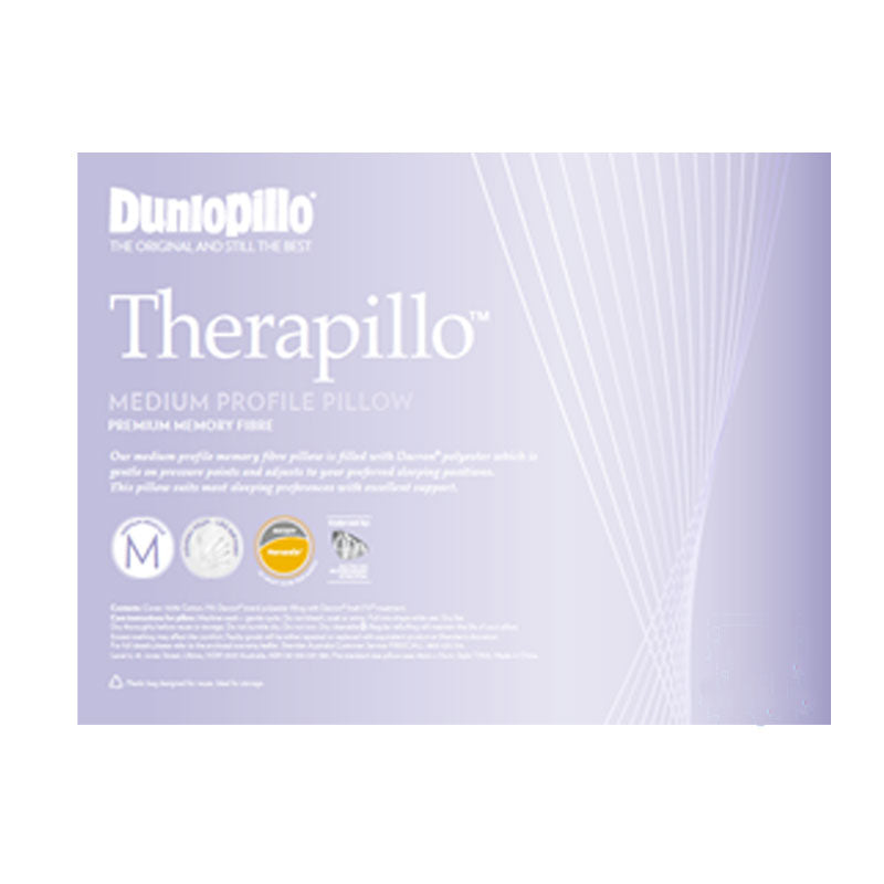 Therapillo Memory Fibre Medium Profile Pillow