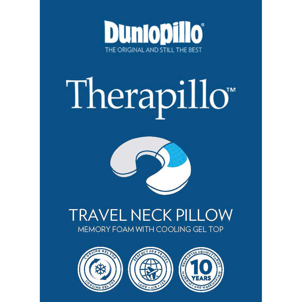 Therapillo Memory Foam Travel Neck Pillow