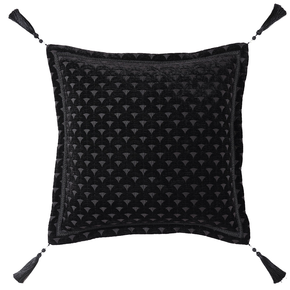 Davinci Imperial Black European Pillowcase | My Linen