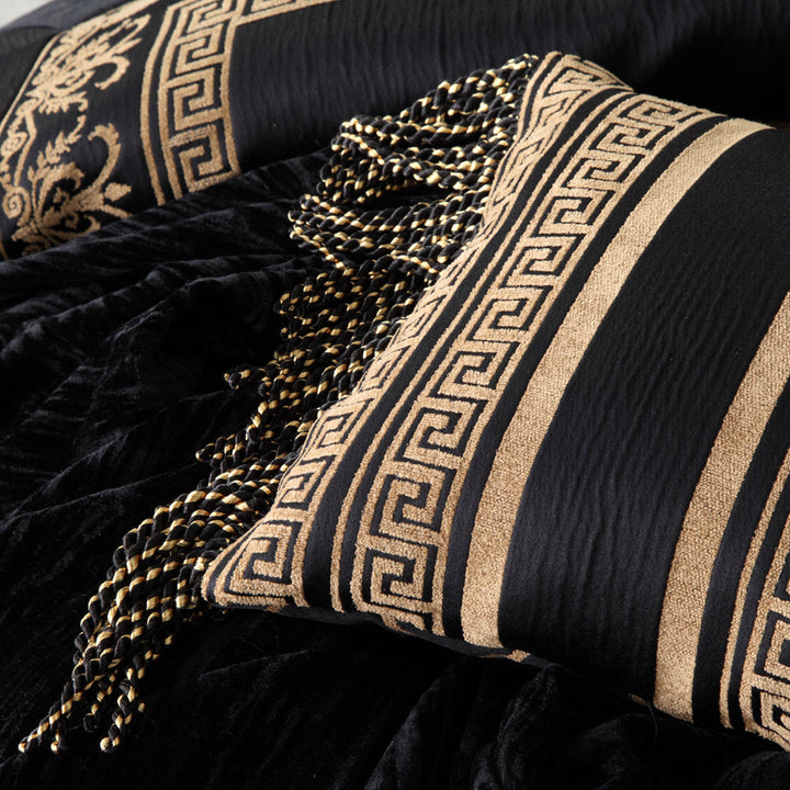 Massimo Black Quilt Cover Set | Queen Bed