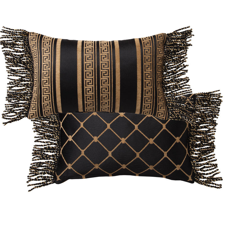 Massimo Black Decorator Filled Cushion