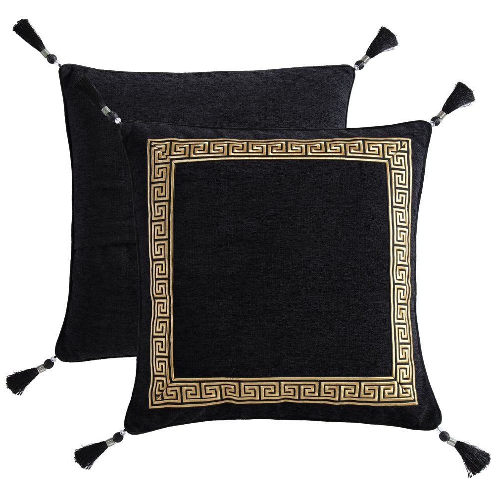 Davinci Olympia Black European Pillowcase | My Linen