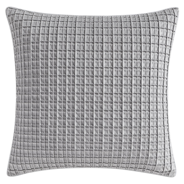 Davinci Opulence Velvet Silver European Pillowcase | My Linen