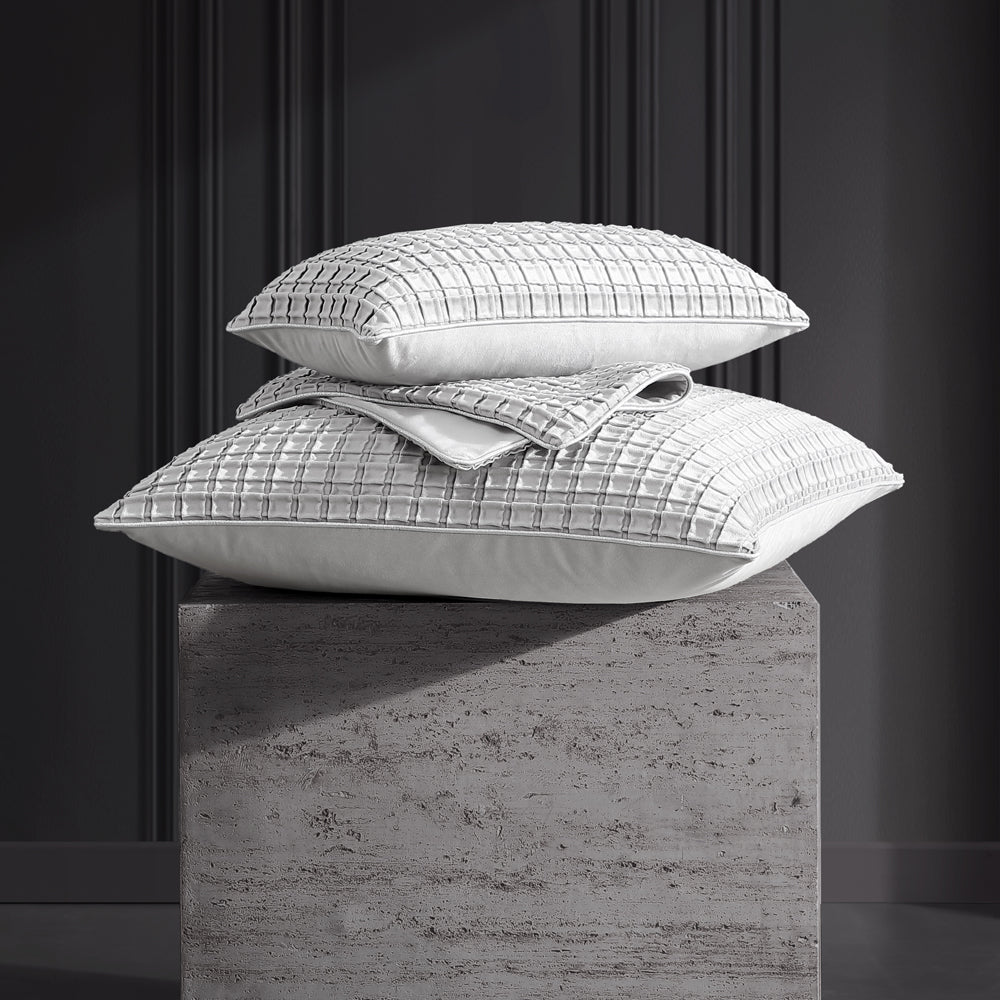 Davinci Opulence Velvet Silver Stack | My Linen
