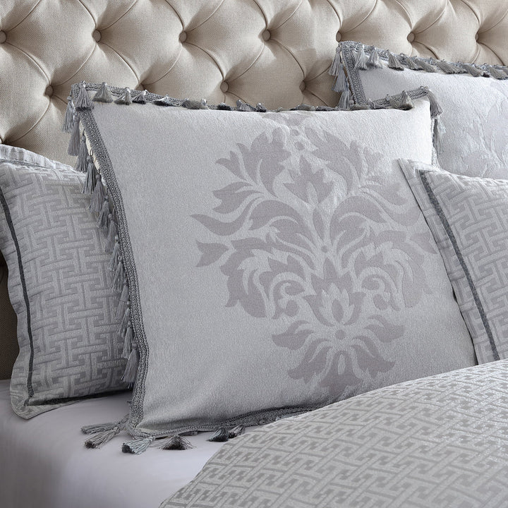 Orion Silver Quilt Cover Set | Queen Bed