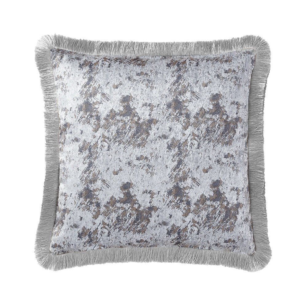 Trieste Silver Square Filled Cushion