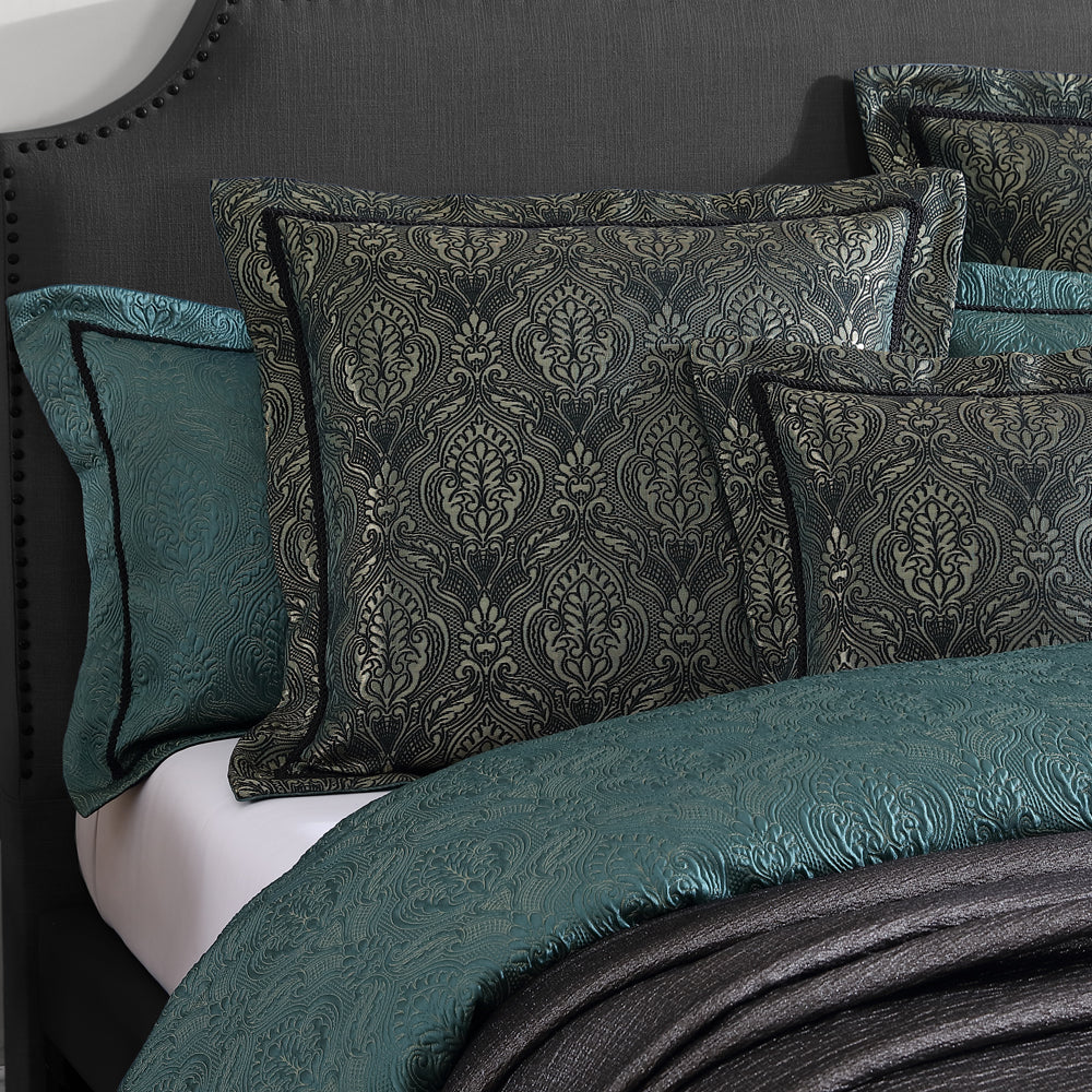 Valencia Emerald Quilt Cover Set | King Bed