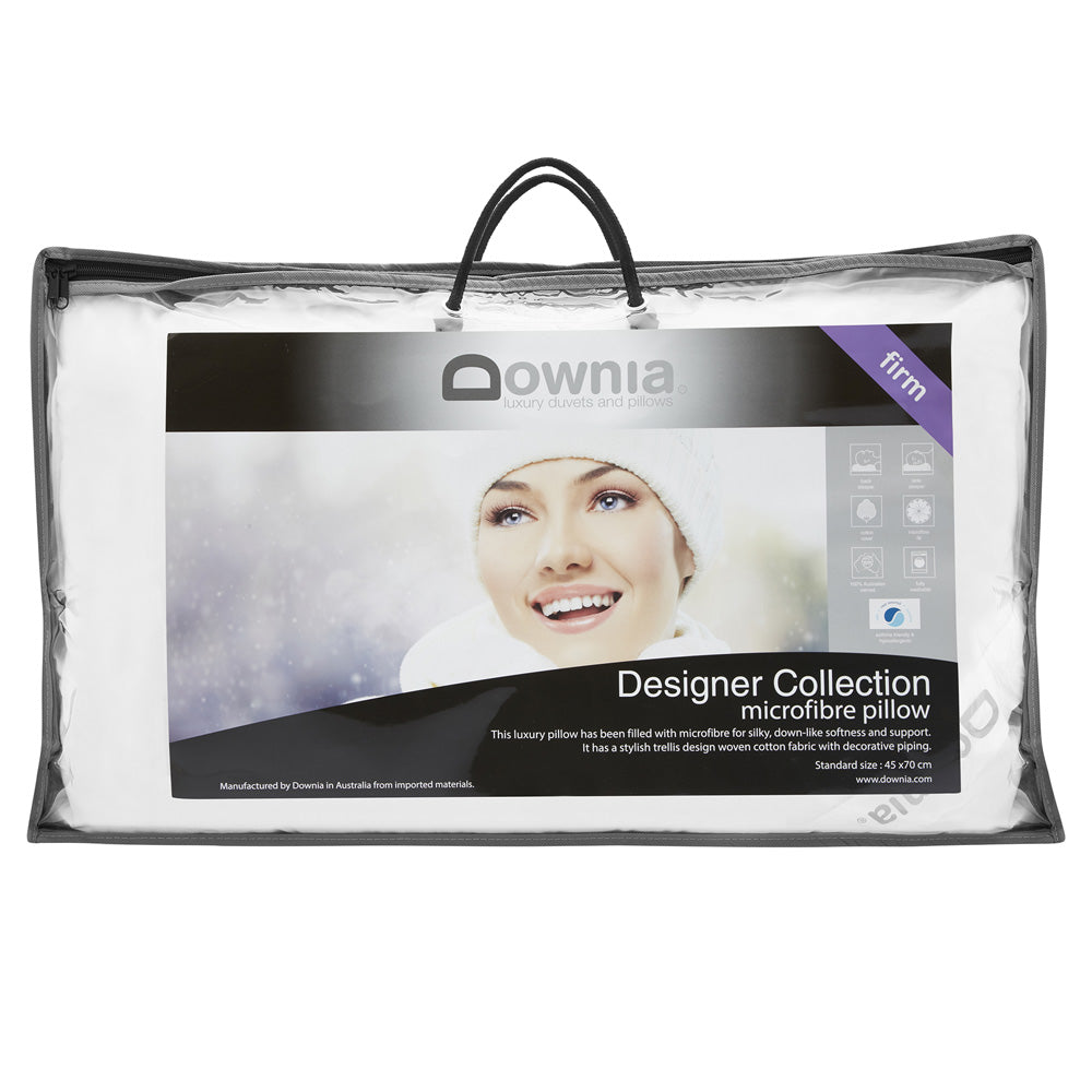 Designer Collection Microfibre Firm Profile Pillow