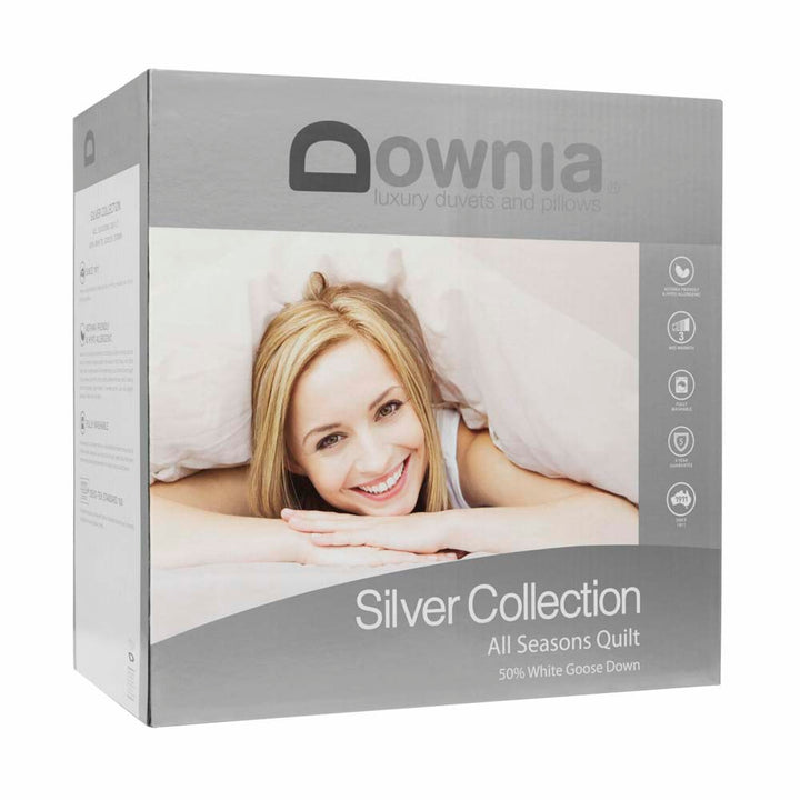 Silver Collection Down and Feather Quilt / Doona | Queen Bed