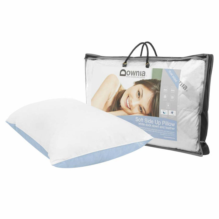 Soft Side Up Collection Down and Feather Medium Profile Pillow