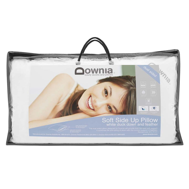 Soft Side Up Collection Down and Feather Medium Profile Pillow