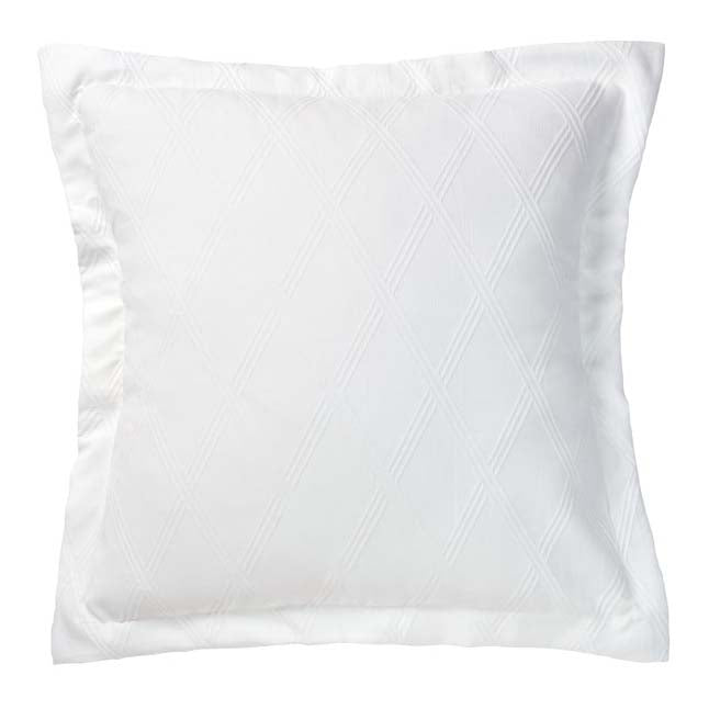 Antoine White European Pillowcase