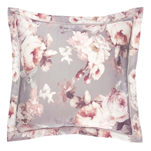 Stefania Silver European Pillowcase