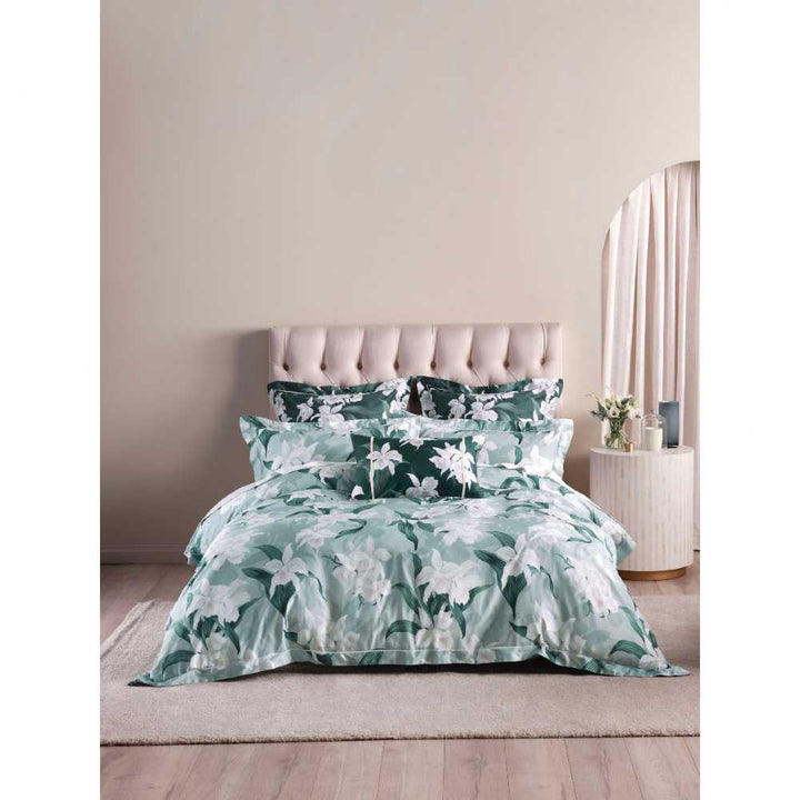 Cattleya Mist Quilt Cover Set | Queen Bed