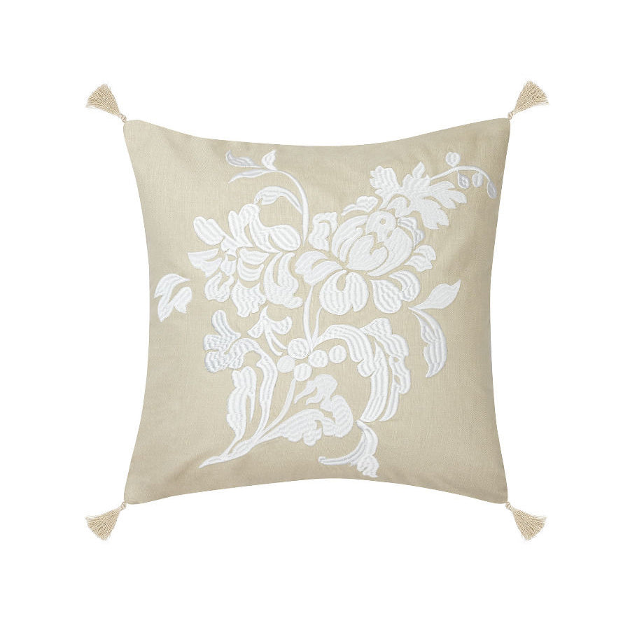 Coralie Linen Square Filled Cushion