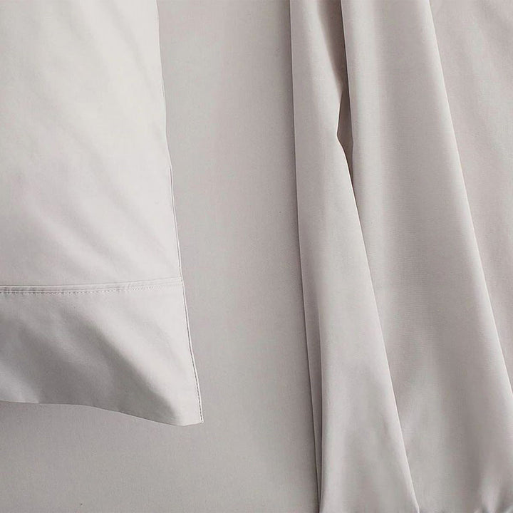300TC Classic Percale Dove Sheet Set | King Bed