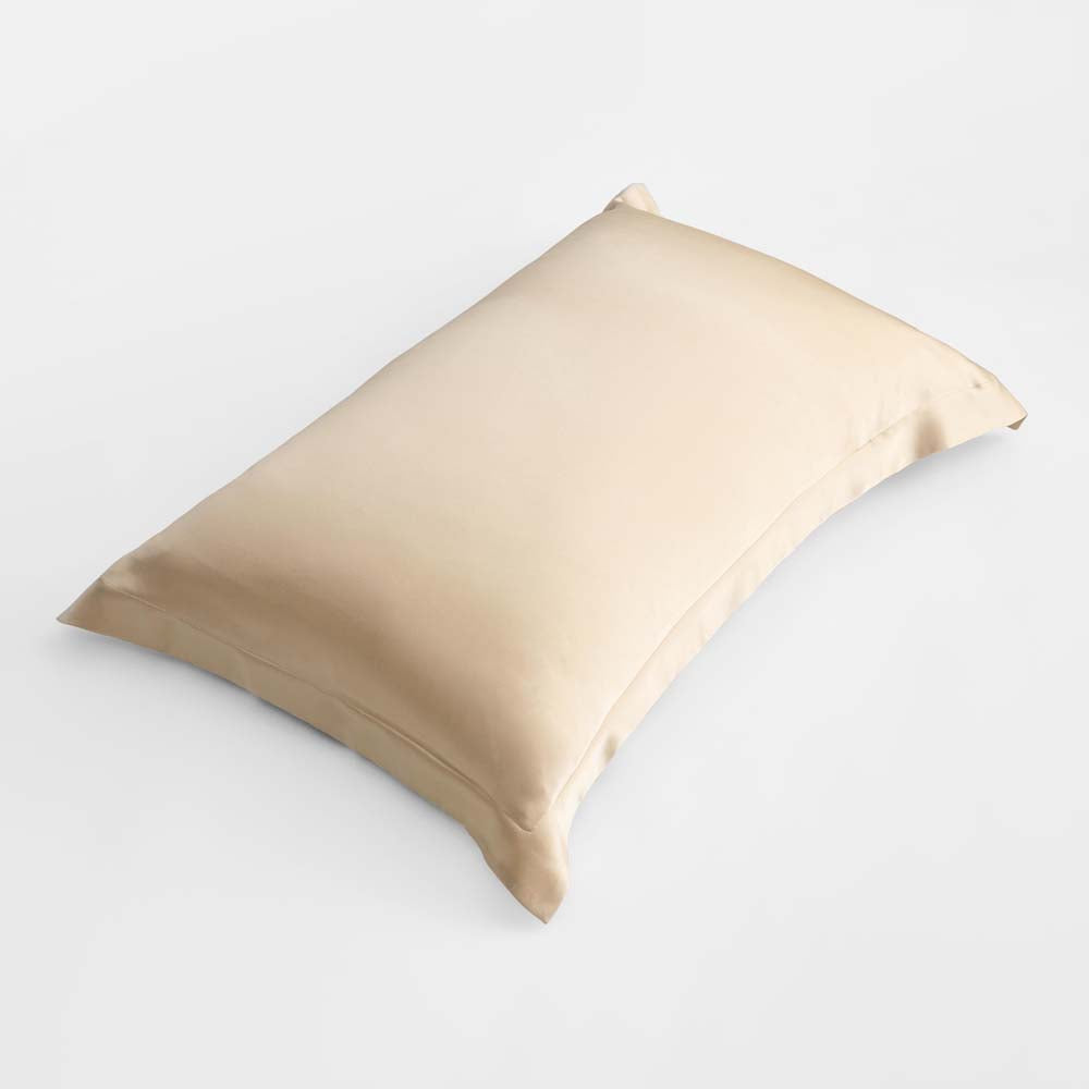 Lanham Silk Tailored Standard Pillowcase | Gold