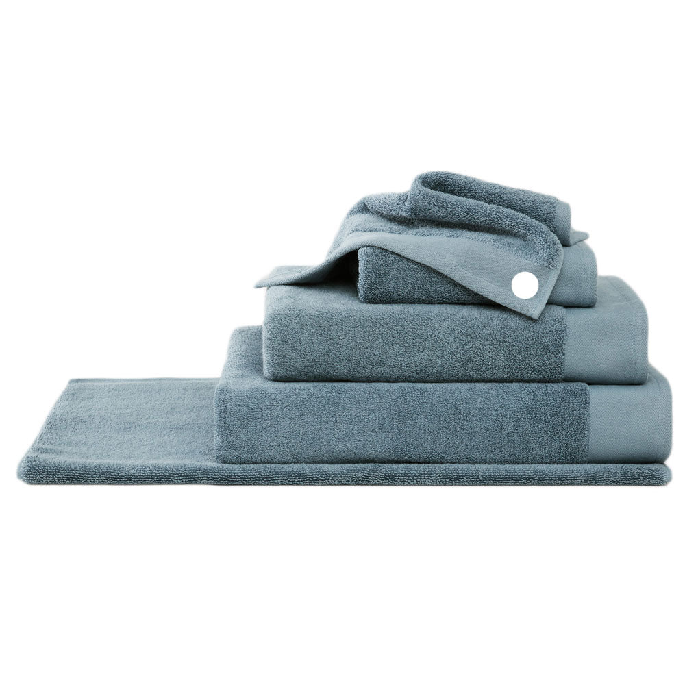 Turkish Cotton Luxury Retreat Towels Blue Reef | Face Washer