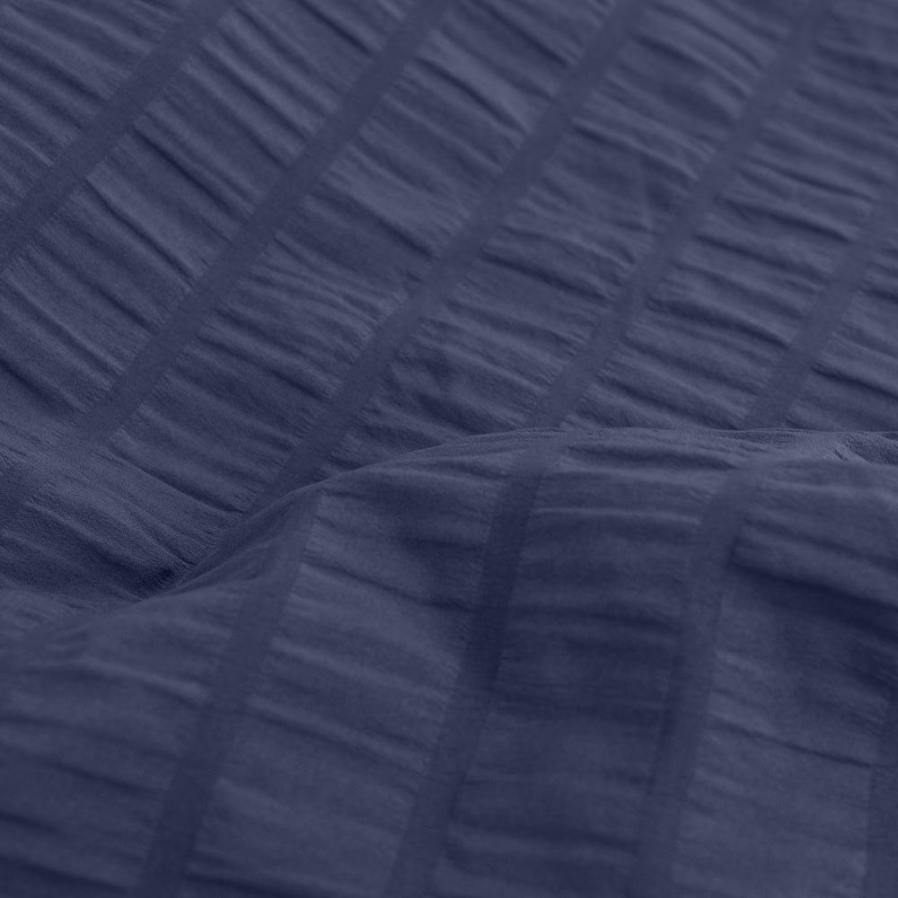 Ardor Boudoir Byron Navy Quilt Cover Set Detail | My Linen