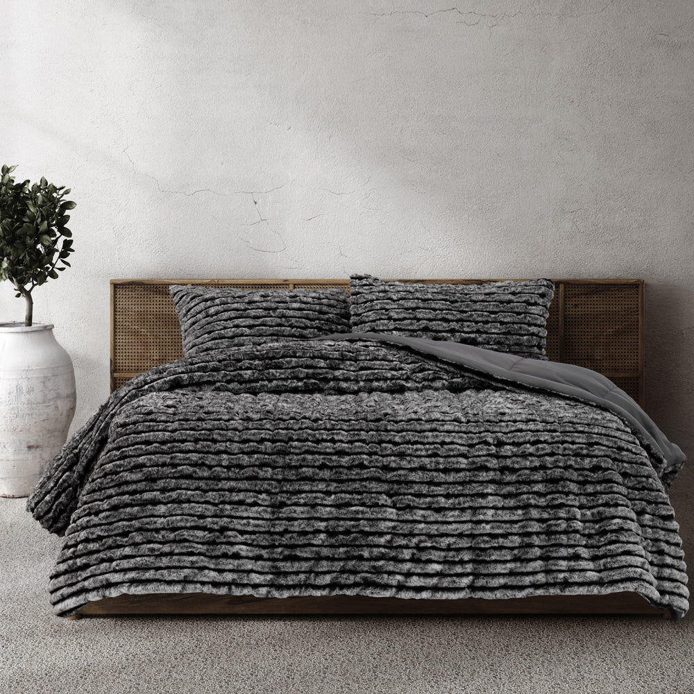 Ardor Boudoir Cole Ash Comforter Set | My Linen