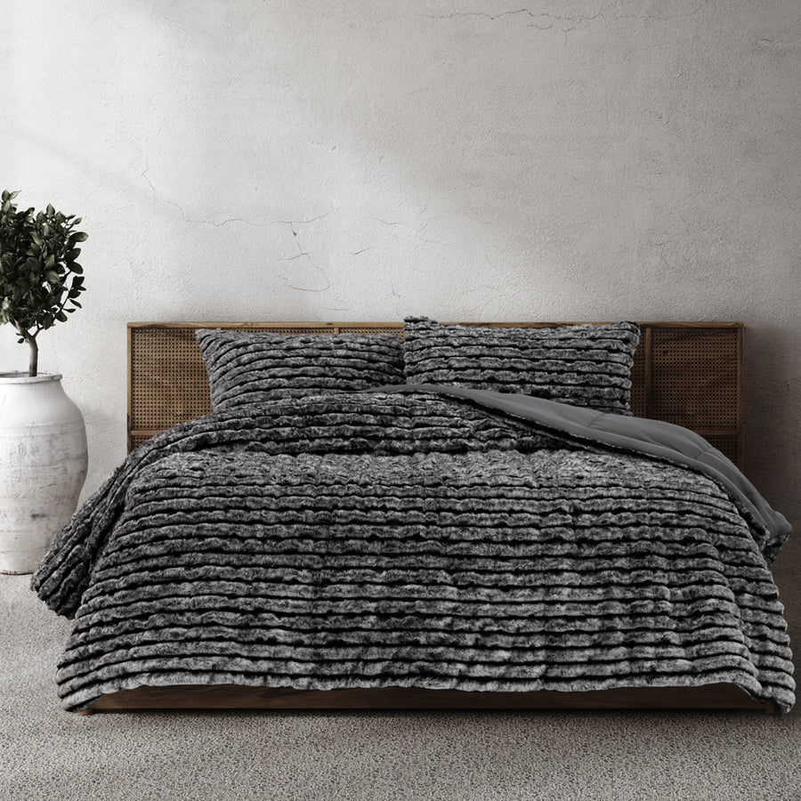 Ardor Boudoir Cole Ash Comforter Set | My Linen
