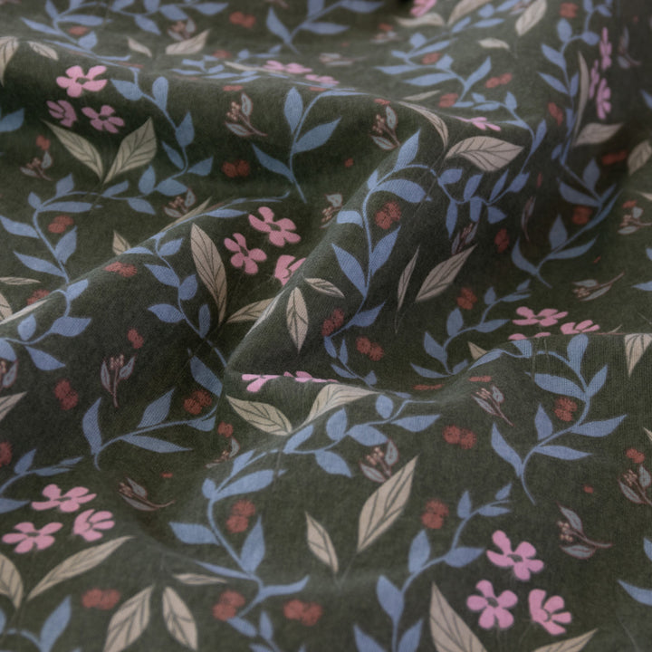 Ardor Boudoir Ditsy Flora Flannelette Quilt Cover Set Detail | My Linen