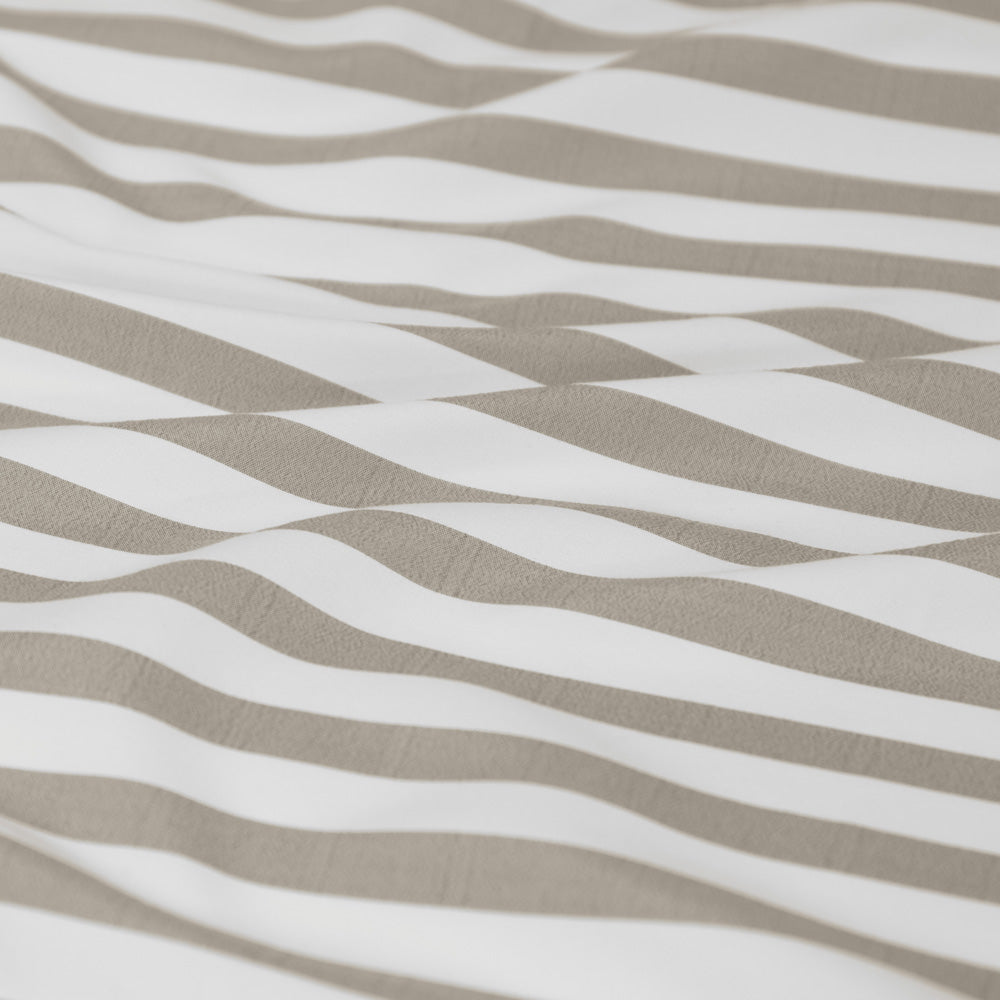 Ardor Boudoir Frankie Stripe Natural Sheet Set Detail | My Linen
