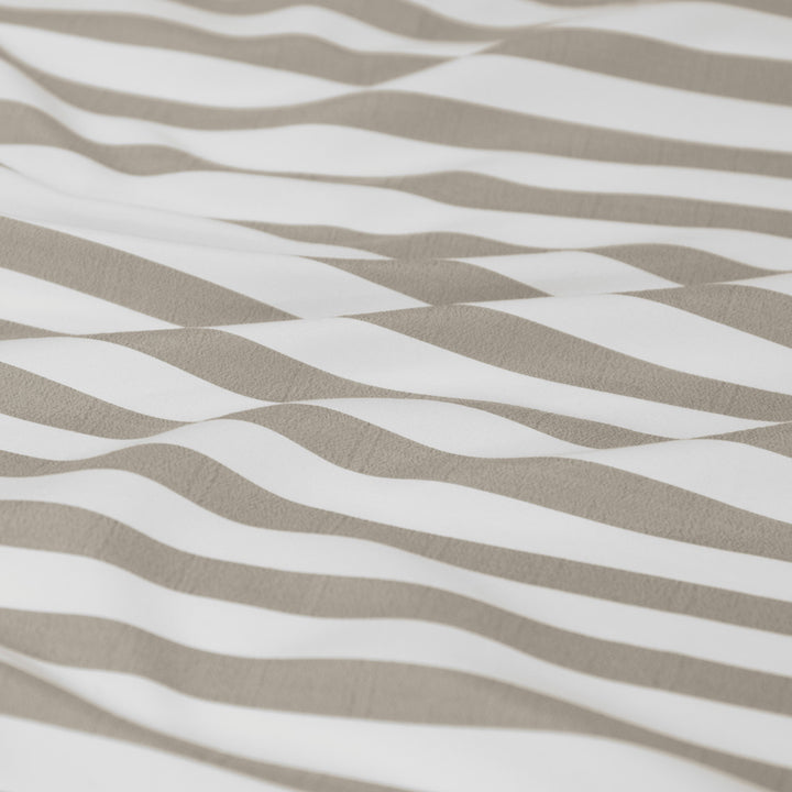 Ardor Boudoir Frankie Stripe Natural Sheet Set Detail | My Linen