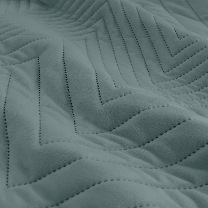 Ardor Boudoir Hana Stormy Sea Quilt Cover Set Detail | My Linen