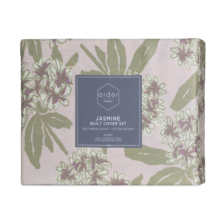 Ardor Boudoir Jasmine Quilt Cover Set Packaged | My Linen