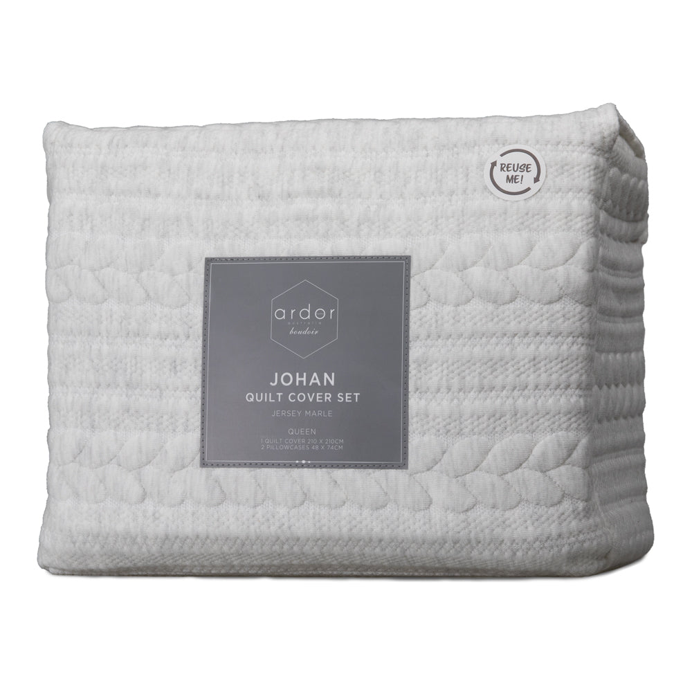 Ardor Boudoir Johan Quilt Cover Set Packaged | My Linen