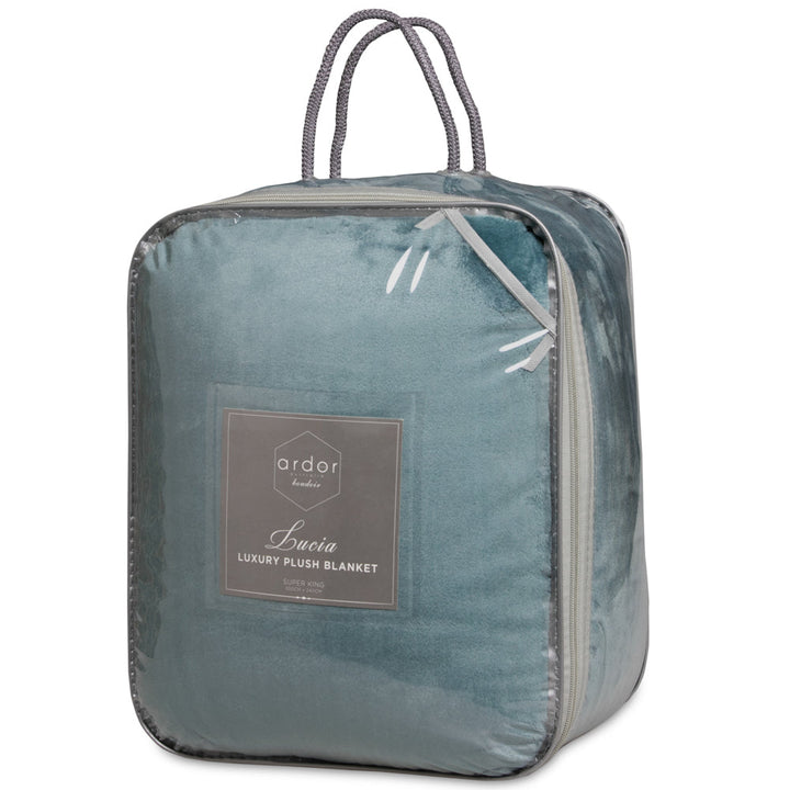 Lucia Plush Blanket Stormy Sea | Single Bed