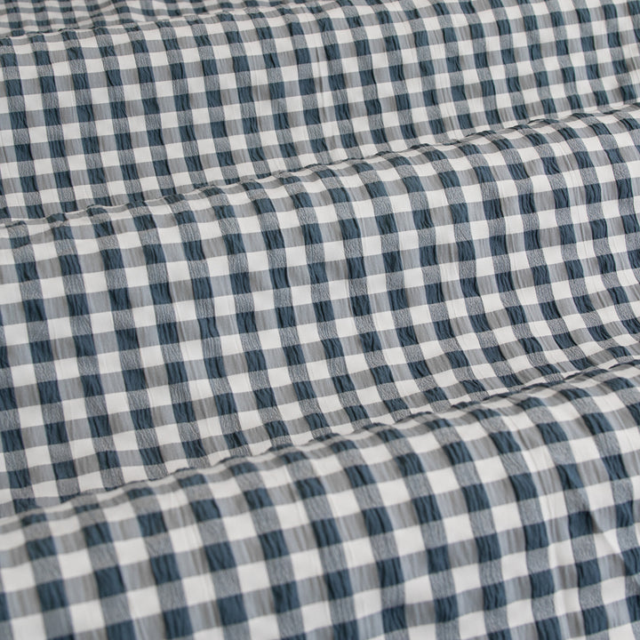 Ardor Boudoir Rowe Teal Quilt Cover Set Detail | My Linen