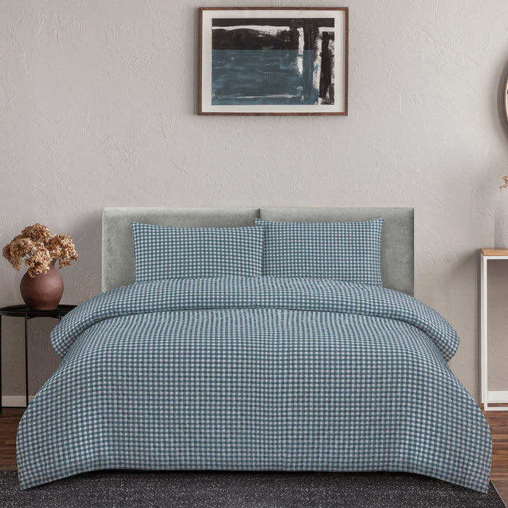 Ardor Boudoir Rowe Teal Quilt Cover Set | My Linen