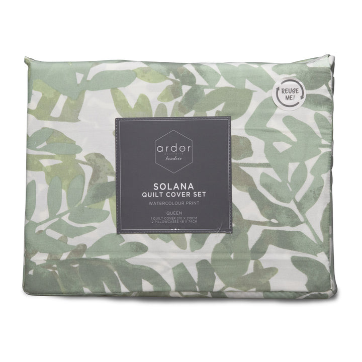 Ardor Boudoir Solana Quilt Cover Set Packaged | My Linen