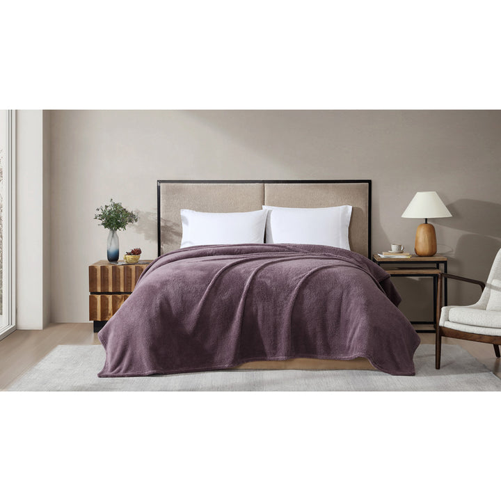Ardor Boudoir Teddy Fleece Mauve Blanket Lifestyle | My Linen