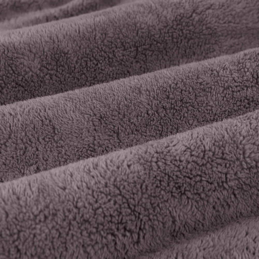 Ardor Boudoir Teddy Fleece Mauve Sheet Set Detail | My Linen
