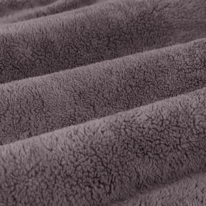 Ardor Boudoir Teddy Fleece Mauve Sheet Set Detail | My Linen
