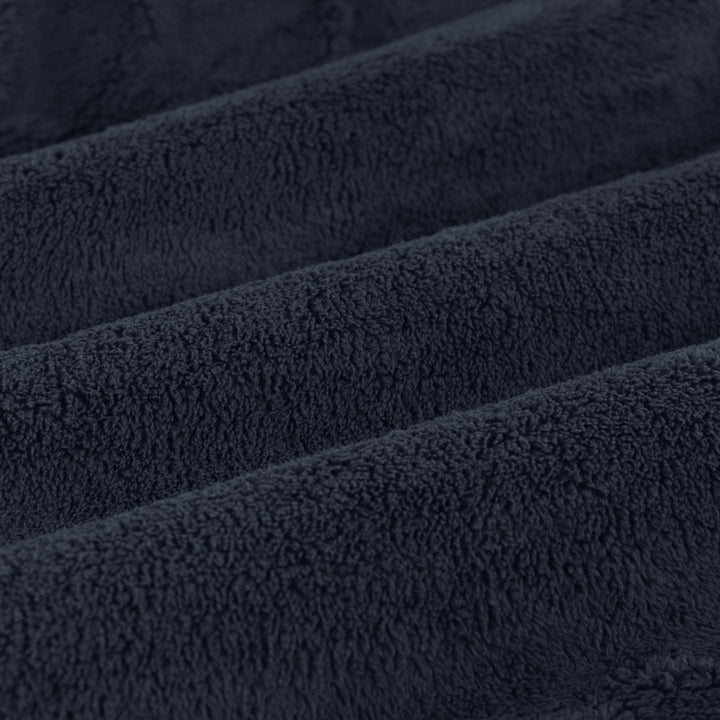 Ardor Boudoir Teddy Fleece Navy Sheet Set Detail | My Linen
