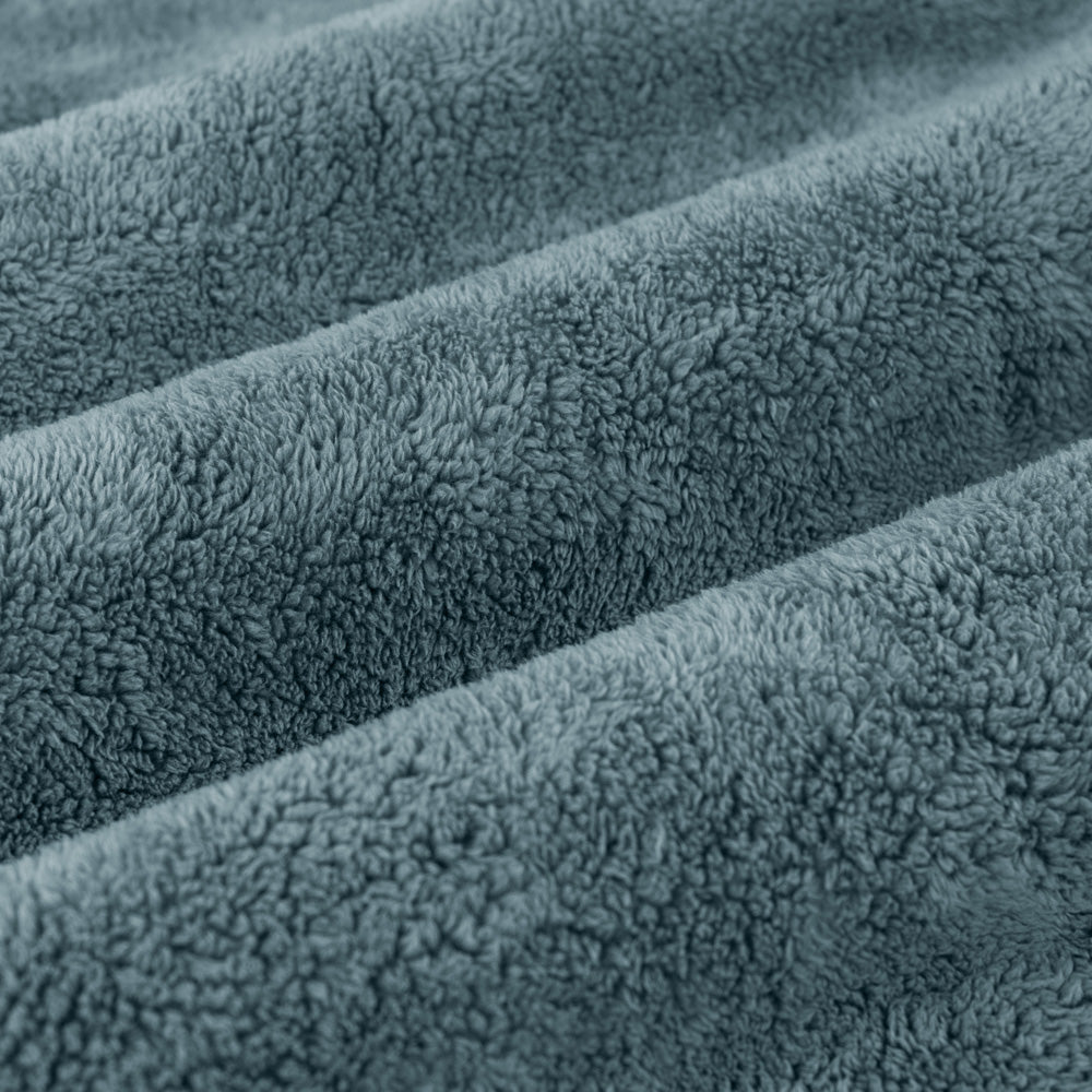 Ardor Boudoir Teddy Fleece Sea Mist Sheet Set Detail | My Linen
