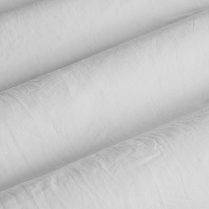 Ardor Boudoir Vintage Washed White Quilt Cover Set Detail | My Linen