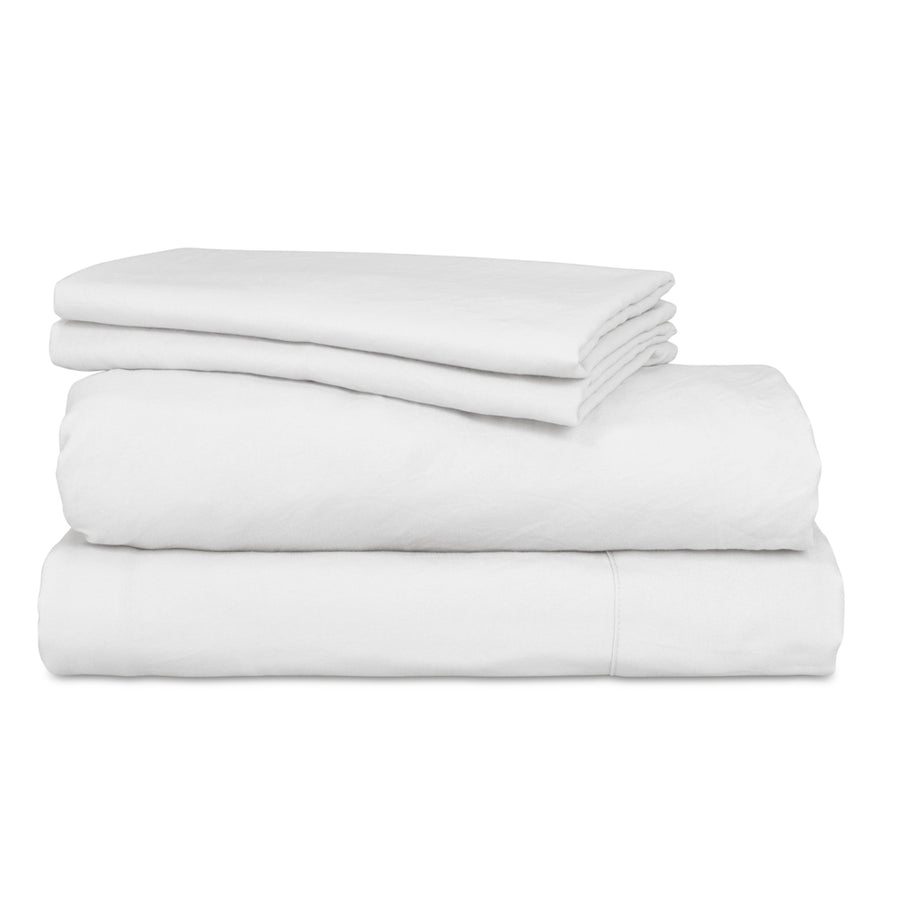 Ardor Boudoir Vintage Washed White Sheet Set | My Linen