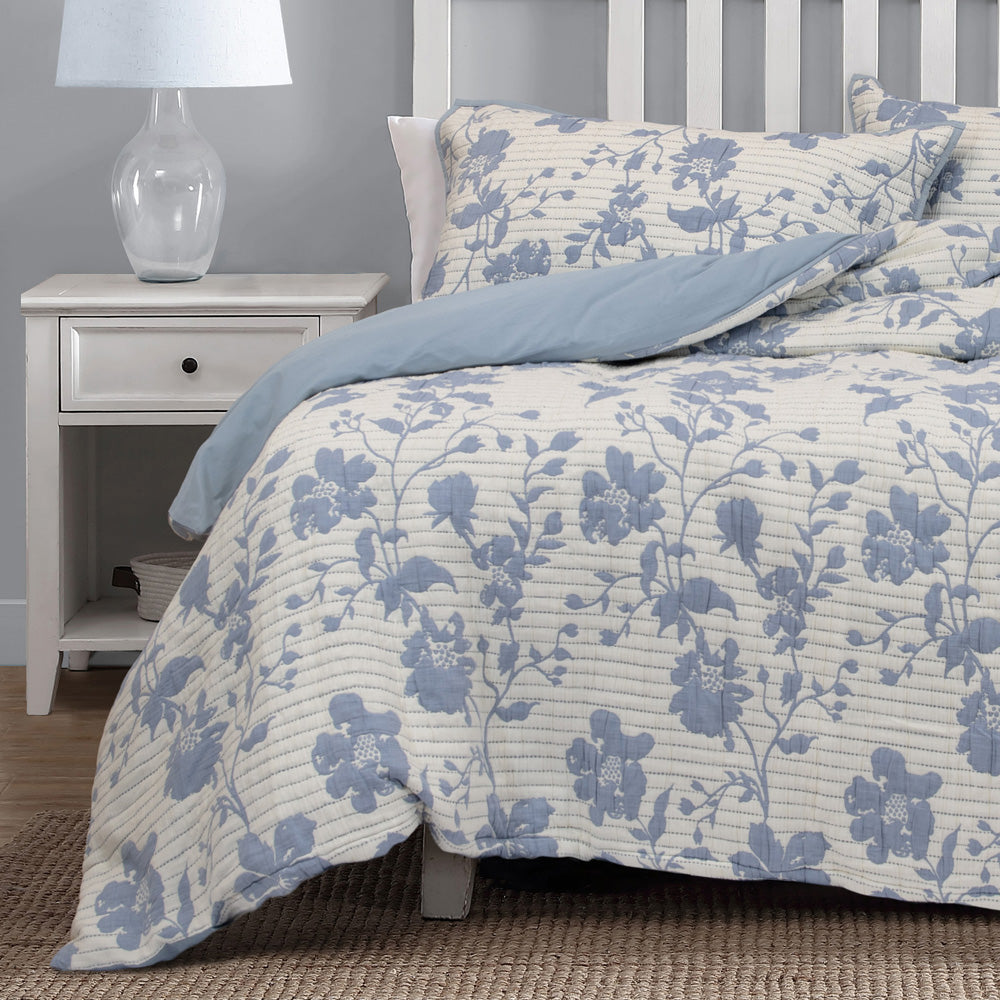 Algodon Abigail Quilt Cover Set Closeup | My Linen