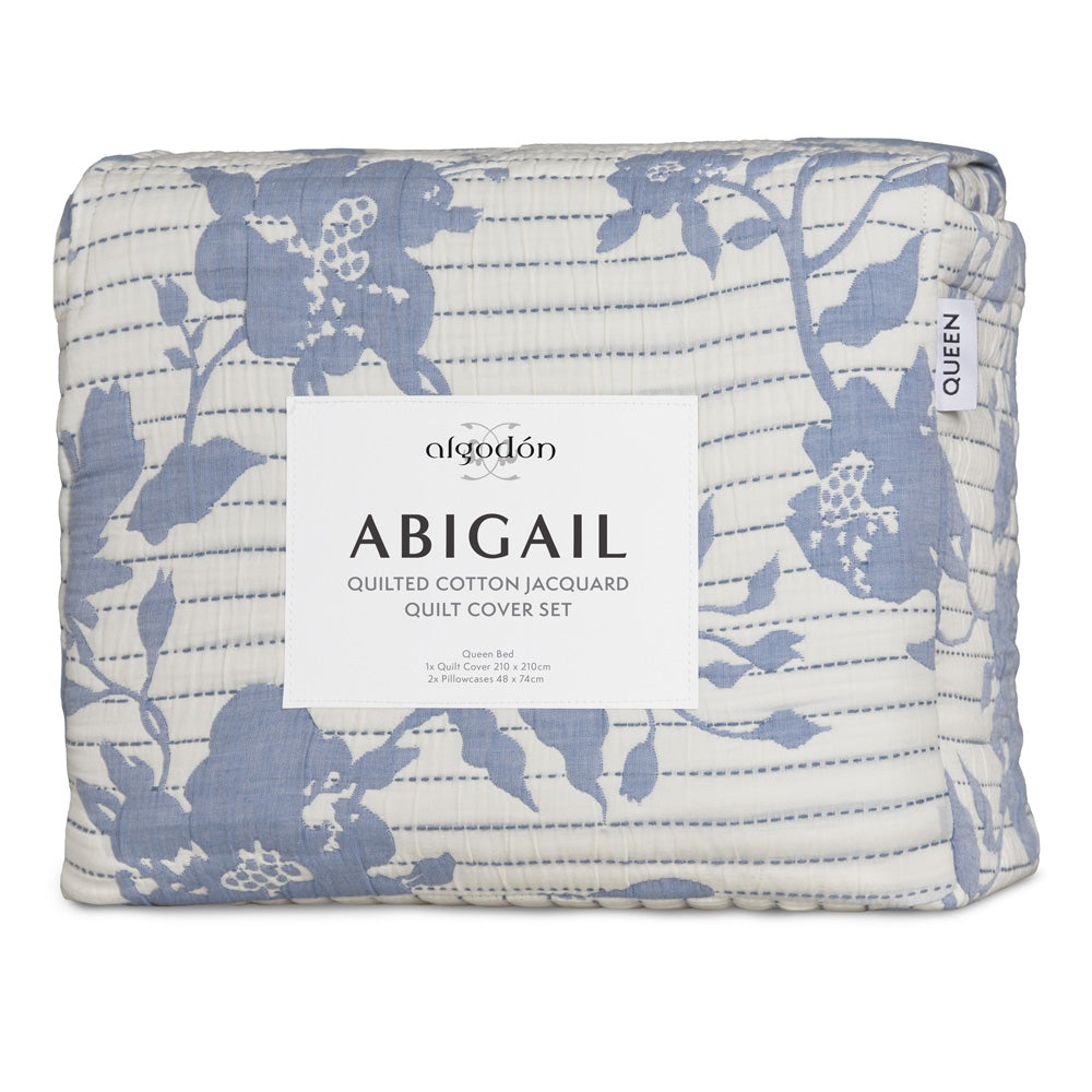Algodon Abigail Quilt Cover Set Packaged | My Linen